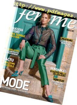 Femme Magazine – 5 avril 2018