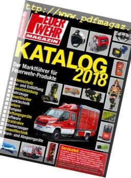Feuerwehr Extra – Katalog 2018