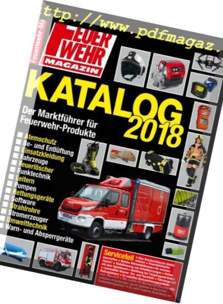Feuerwehr Extra – Katalog 2018 Cover