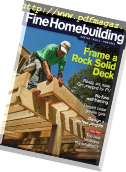 Fine Homebuilding – May 2018