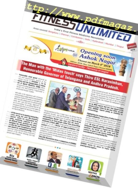 Fitness Unlimited India – February 2018 Cover