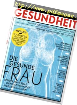 Focus Gesundheit – April-Mai 2018
