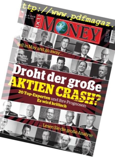Focus Money – 11 April 2018 Cover