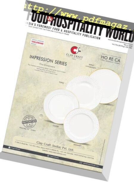 Food & Hospitality World – March 2018 Cover