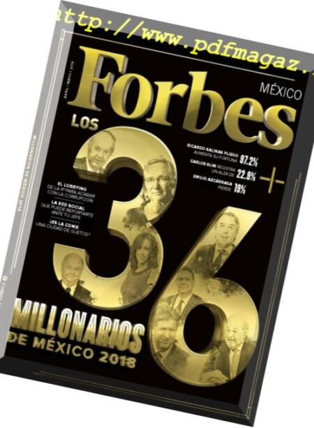 Forbes Mexico – abril 2018 Cover