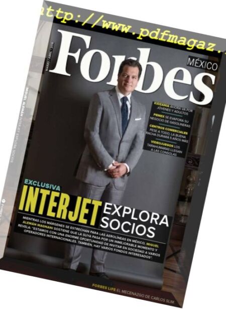 Forbes Mexico – marzo 2018 Cover