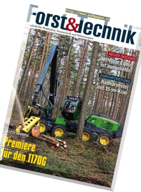 Forst & Technik – Nr.4, 2018 Cover