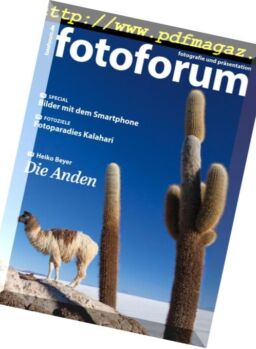 Fotoforum – September-Oktober 2017