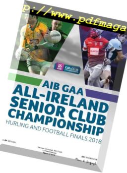 GAA Match Programmes – 17 March 2018