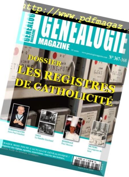 Genealogie – Hors-Serie – 17 avril 2018 Cover