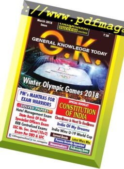 General Knowledge Today – March 2018