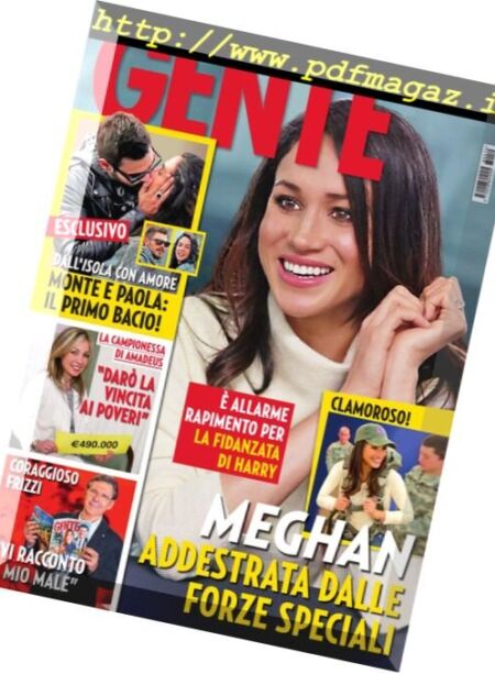 Gente Italia – 27 Marzo 2018 Cover