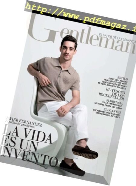 Gentleman Espana – abril 2018 Cover