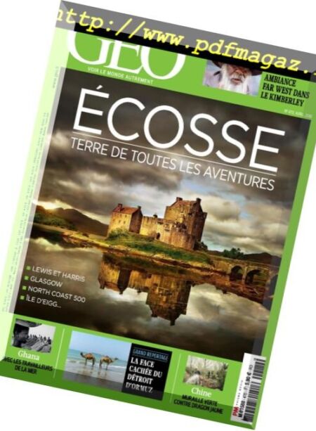 Geo France – avril 2018 Cover