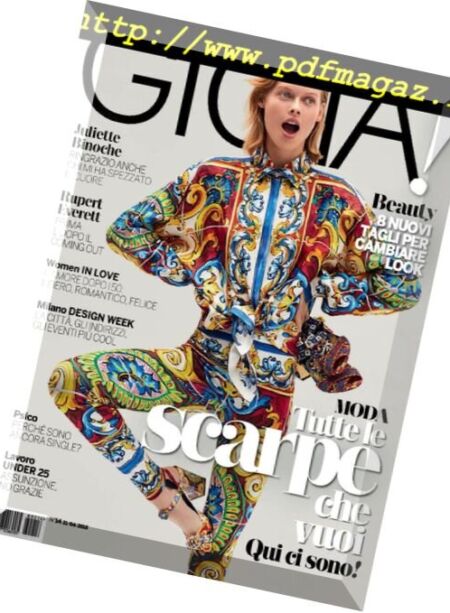 Gioia! – 21 aprile 2018 Cover