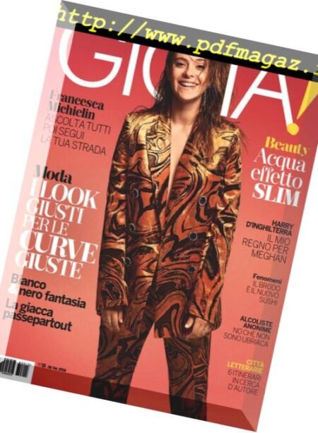 Gioia! – 28 aprile 2018 Cover