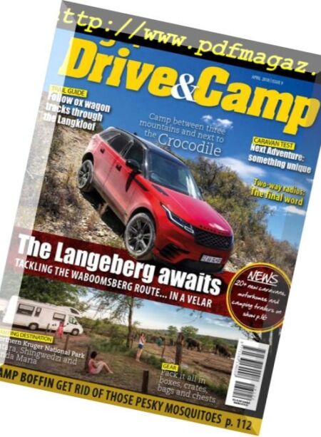 Go! Drive & Camp – April 2018 Cover