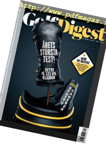 Golf Digest Sverige – april 2018 Cover