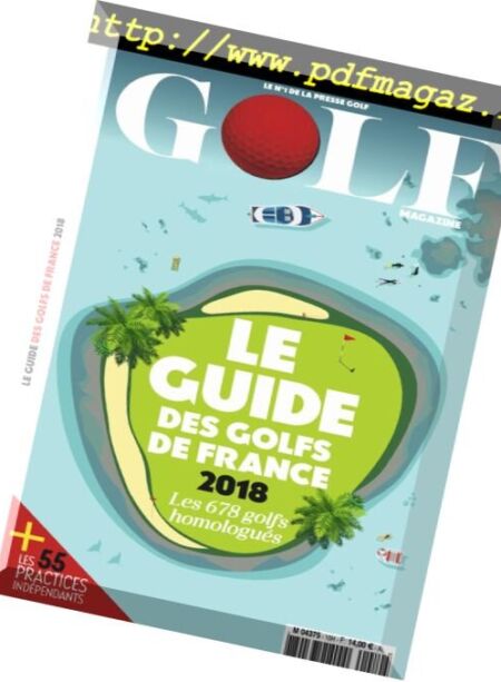 Golf Magazine (Guide des Golfs) – avril 2018 Cover