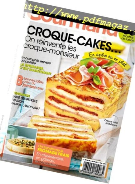Gourmand – 28 mars 2018 Cover