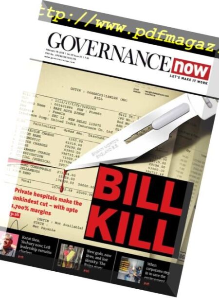 GovernanceNow – 15 February 2018 Cover