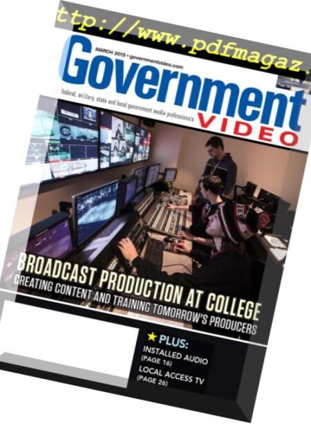 Government Video – March 2015 Cover