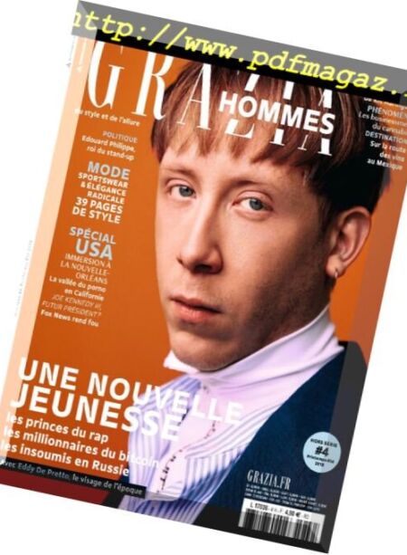 Grazia Hommes – mars 2018 Cover
