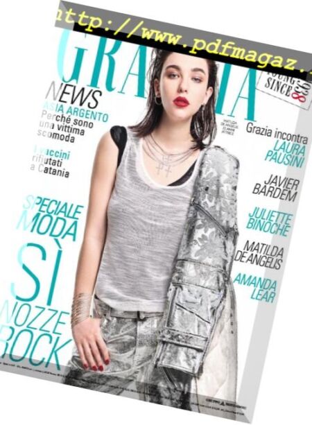 Grazia Italia – 12 aprile 2018 Cover