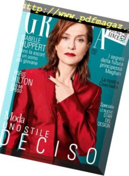 Grazia Italia – 19 aprile 2018