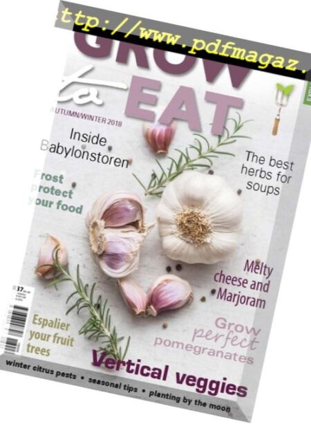 Grow to Eat – March 2018 Cover