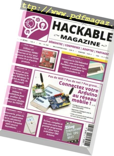 Hackable Magazine – Mars-Avril 2018 Cover