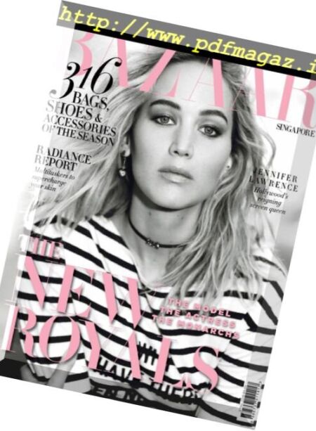 Harper’s Bazaar Singapore – April 2018 Cover