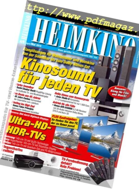 Heimkino – April-Mai 2018 Cover