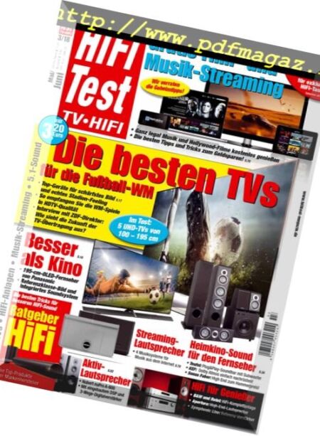 Hifi-Test Germany – Mai-Juni 2018 Cover
