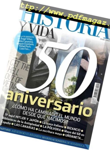 Historia y Vida – mayo 2018 Cover