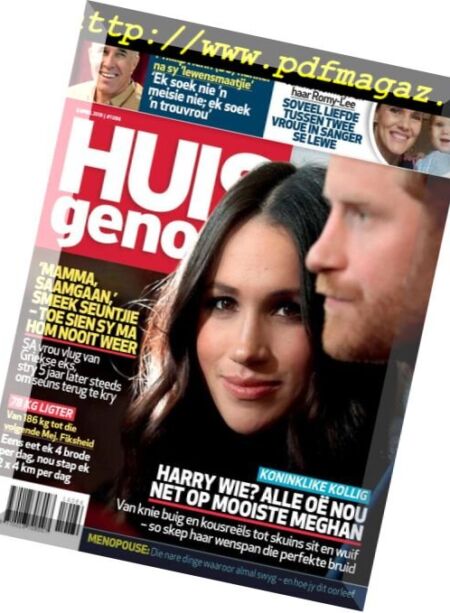Huisgenoot – 5 April 2018 Cover
