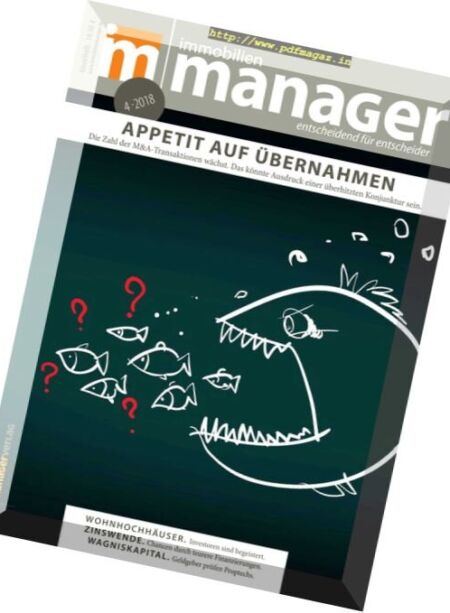 Immobilienmanager – Nr.4 2018 Cover