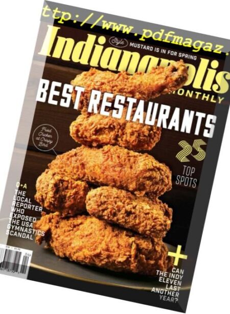 Indianapolis Monthly – April 2018 Cover