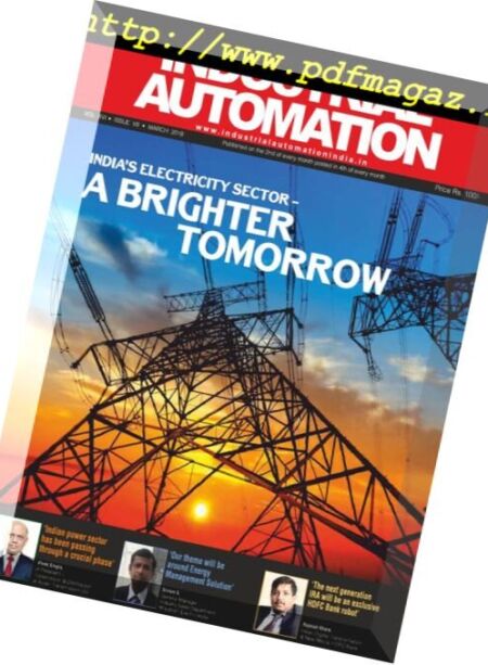 Industrial Automation – March 2018 Cover
