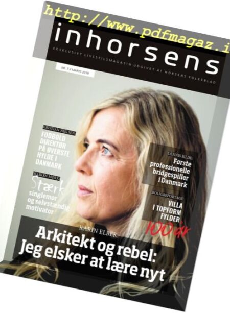 InHorsens – marts 2018 Cover