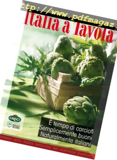 Italia a Tavola – Aprile 2018 Cover