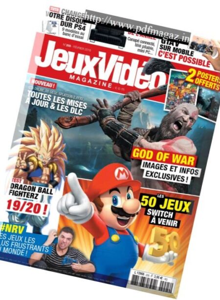Jeux Video Magazine – fevrier 2018 Cover
