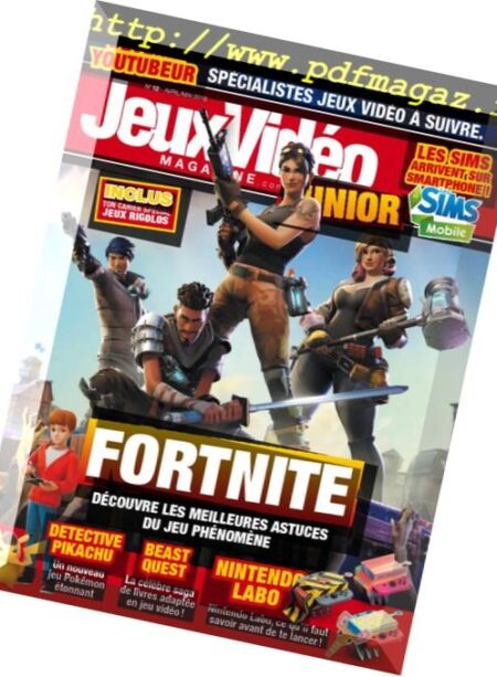Jeux Video Magazine Junior – Avril-Mai 2018 Cover
