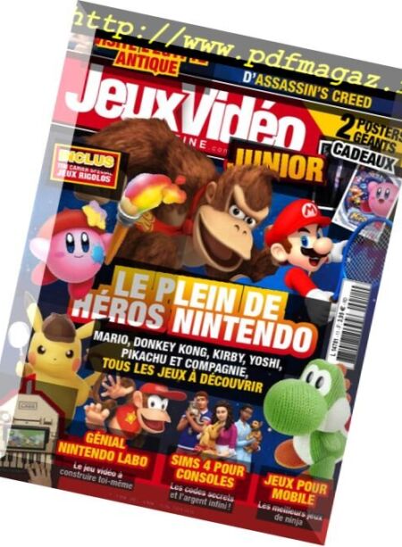 Jeux Video Magazine Junior – Fevrier-Avril 2018 Cover