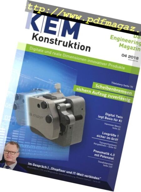 KEM Konstruktion – April 2018 Cover