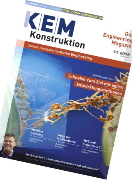KEM Konstruktion – Sonderheft Systems Engineering – Nr.1 2018 Cover