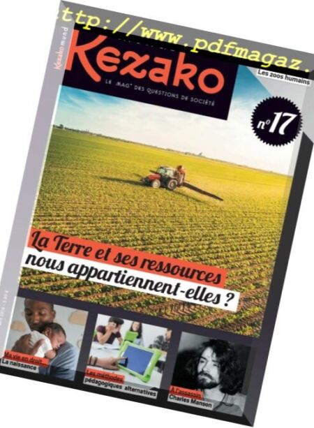Kezako mundi – avril 2018 Cover