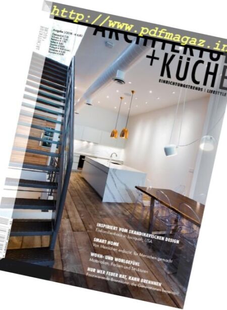 Kuche + Architektur – Nr. 1, 2018 Cover