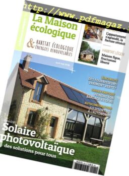 La Maison ecologique – avril-mai 2018