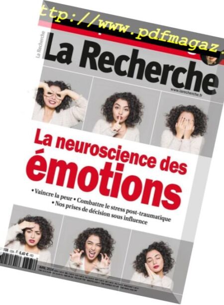 La Recherche – Avril 2018 Cover